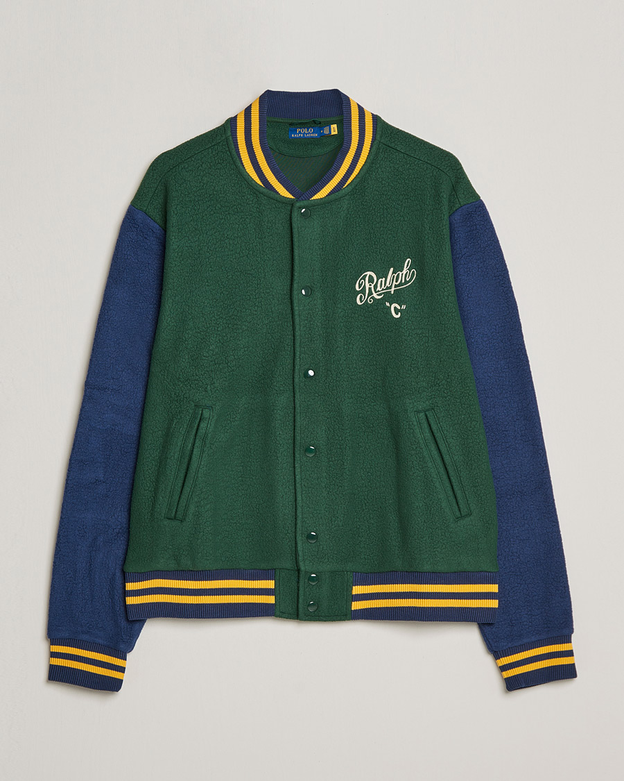 Herren | Jacken | Polo Ralph Lauren | Nylon Baseball Jacket College Green/Cruies Navy