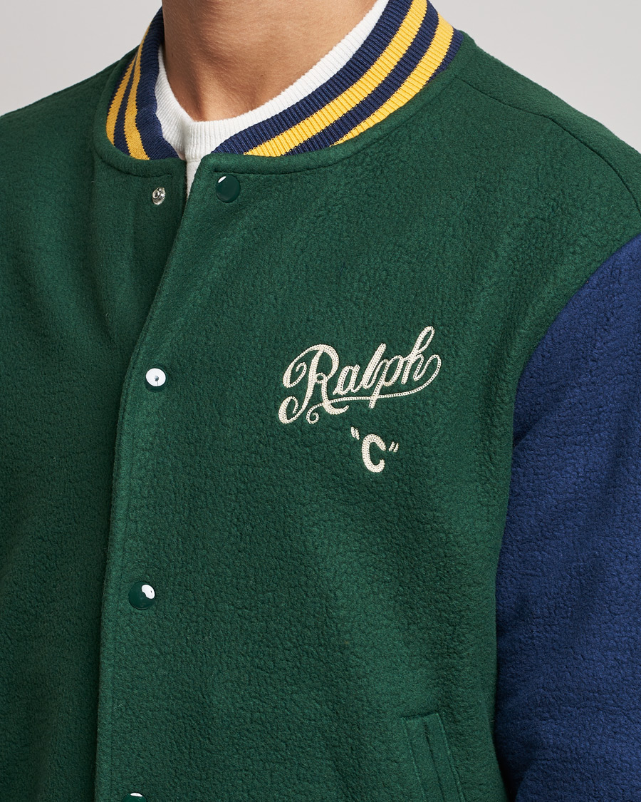 Herren | Jacken | Polo Ralph Lauren | Nylon Baseball Jacket College Green/Cruies Navy
