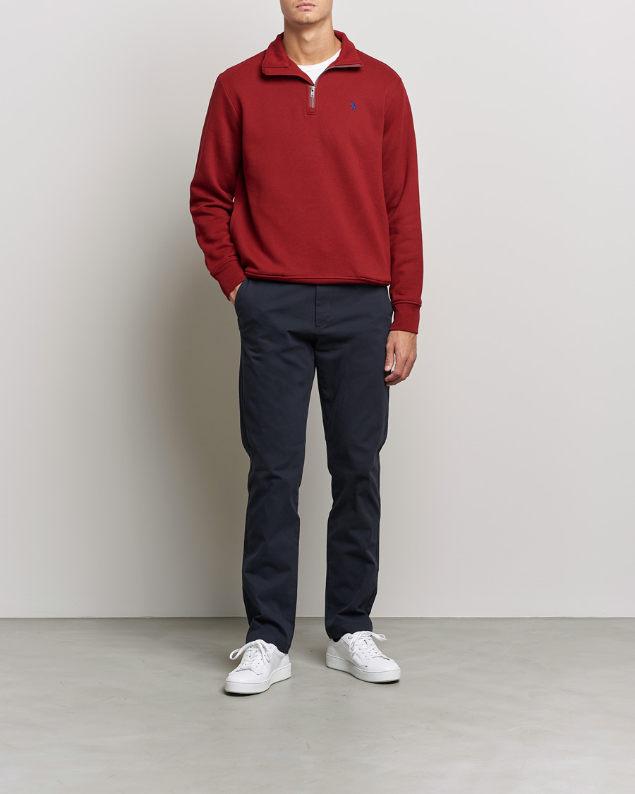Herren | Pullover | Polo Ralph Lauren | Fleece Jersey Half Zip Holiday Red