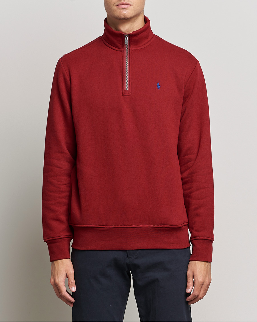 Herren | Pullover | Polo Ralph Lauren | Fleece Jersey Half Zip Holiday Red