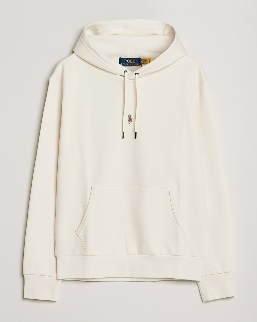Herren | Pullover | Polo Ralph Lauren | Double Knit Logo Hoodie Clubhouse Cream