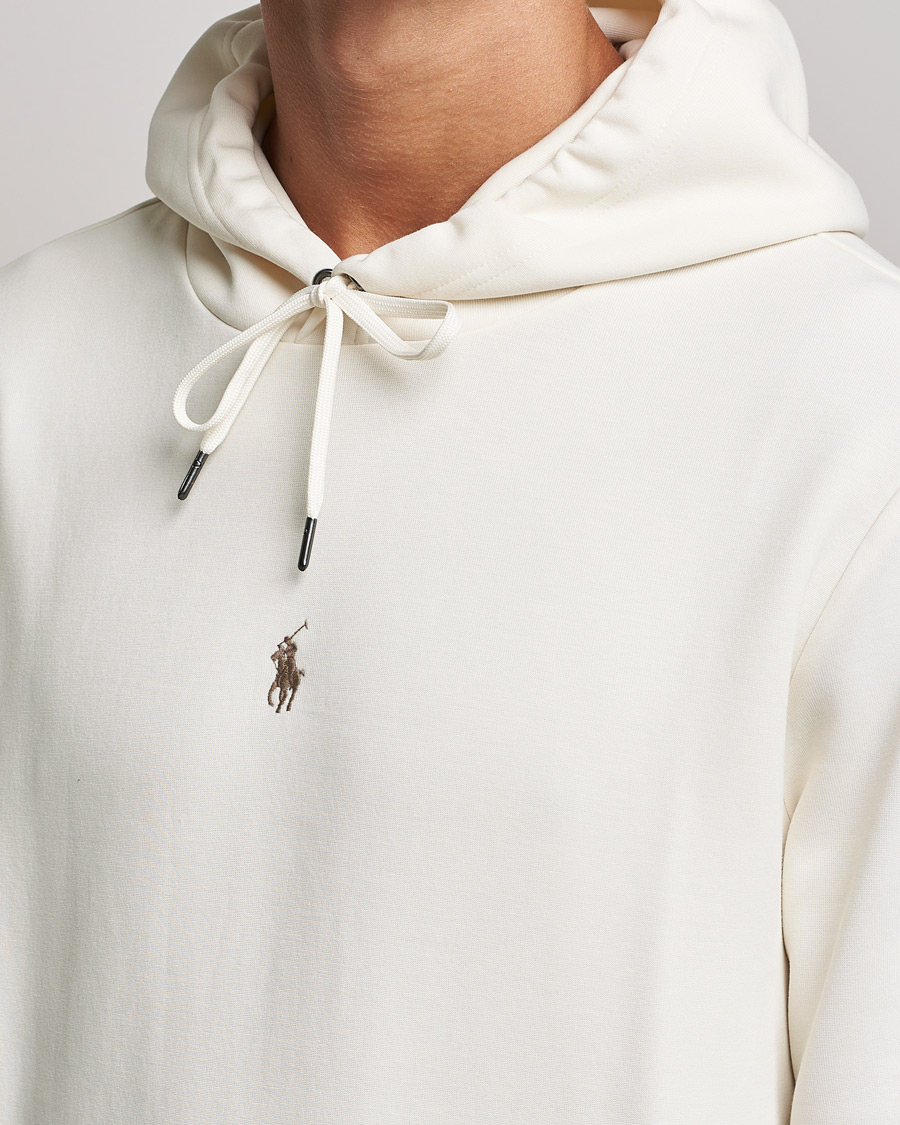 Herren | Pullover | Polo Ralph Lauren | Double Knit Logo Hoodie Clubhouse Cream