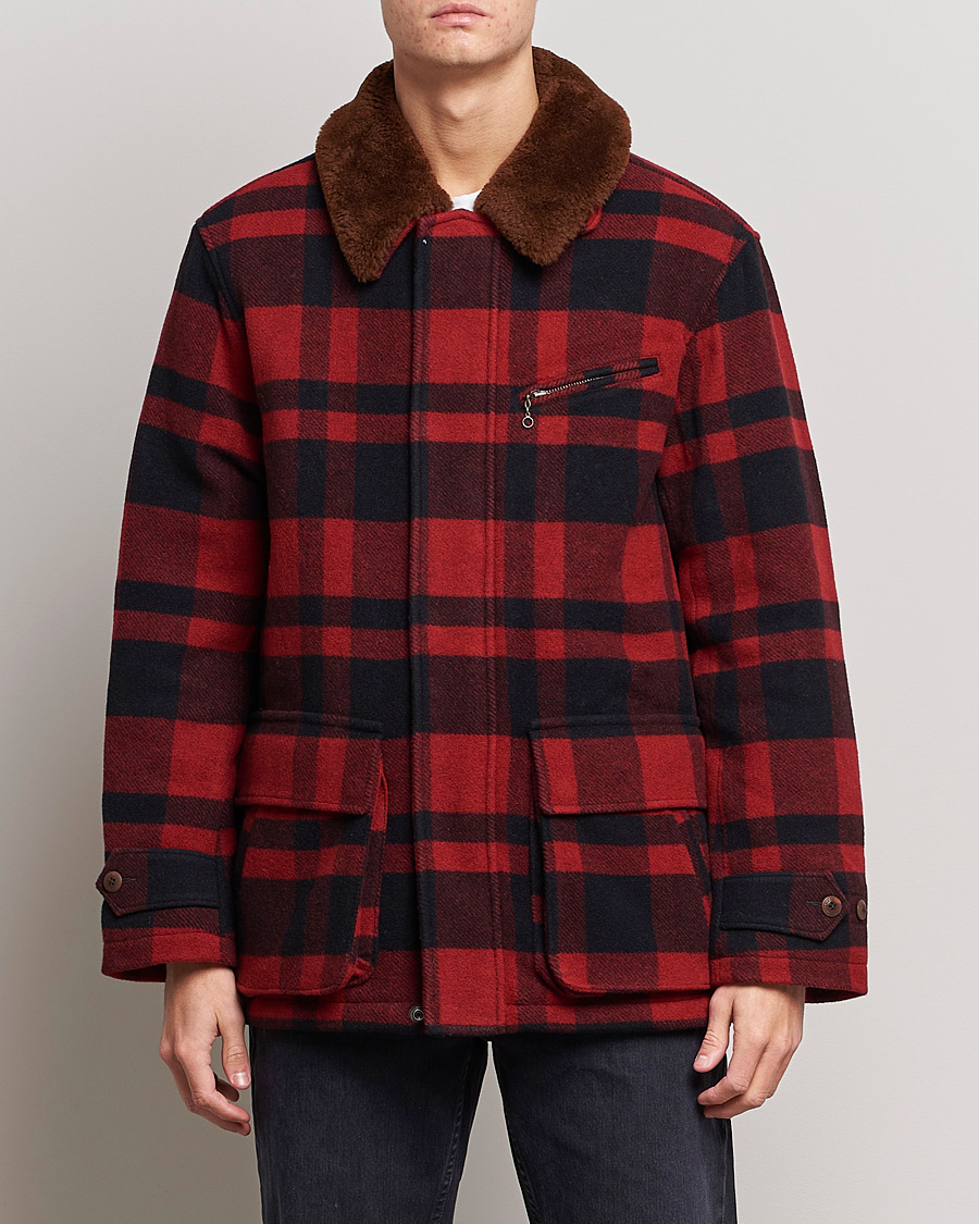 Herren | Jacken | Polo Ralph Lauren | Lumber Wool Checked Jacket Red/Black