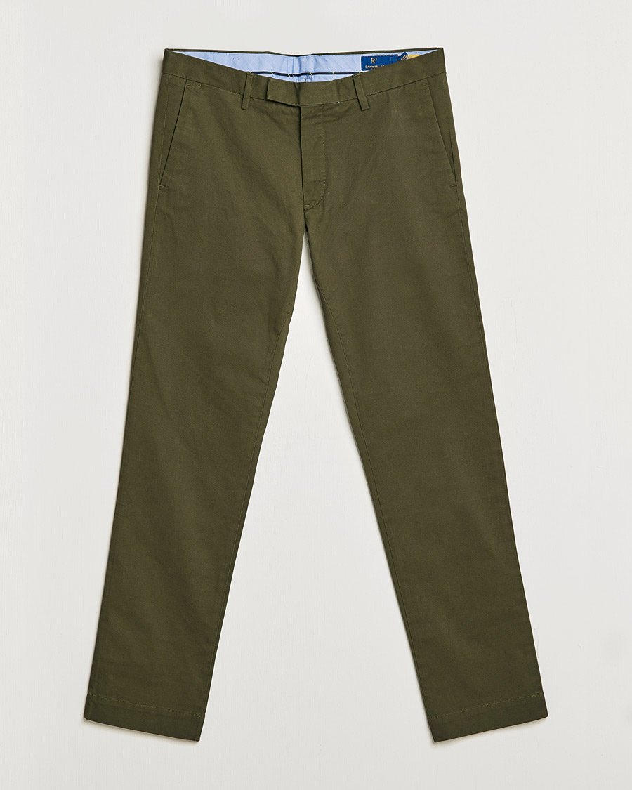 Herren | Hosen | Polo Ralph Lauren | Slim Fit Stretch Chinos Armadillo Green