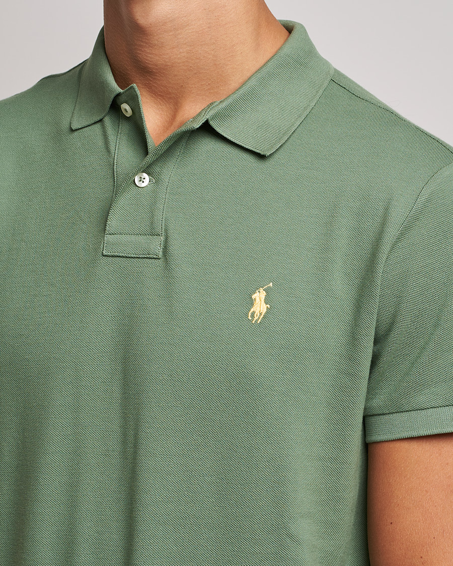 Herren | Poloshirts | Polo Ralph Lauren | Custom Slim Fit Polo Cargo Green