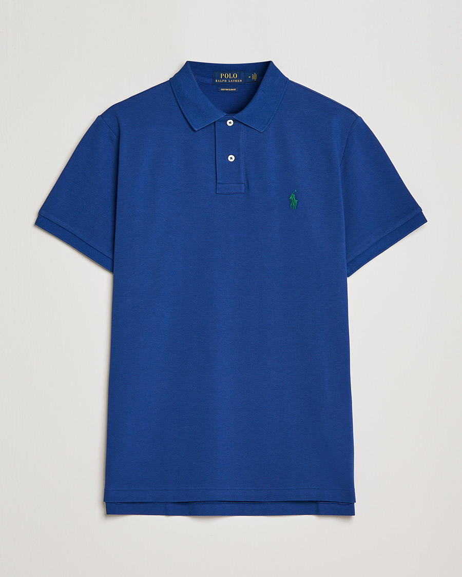 Herren | Poloshirts | Polo Ralph Lauren | Custom Slim Fit Polo Harrison Blue