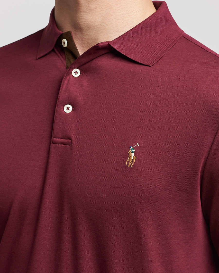 Herren | Pullover | Polo Ralph Lauren | Luxury Pima Cotton Long Sleeve Polo Classic Wine