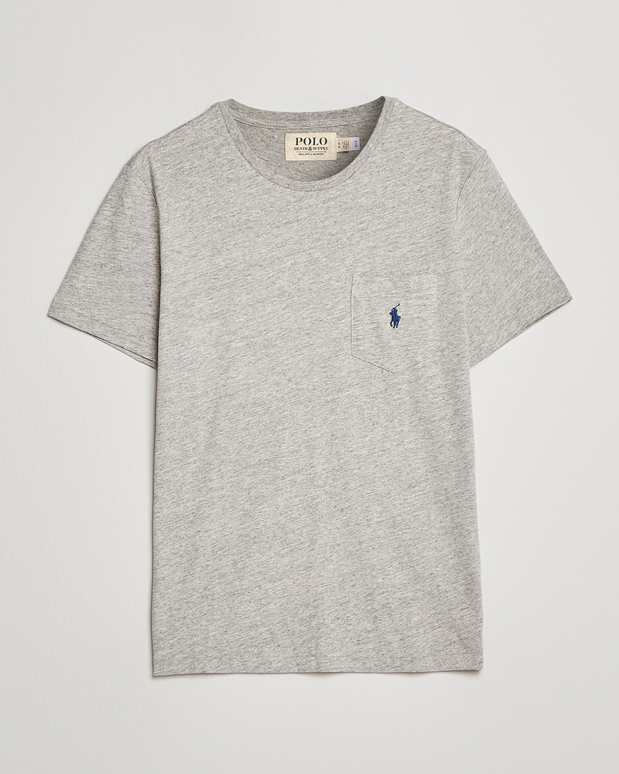 Herren | T-Shirts | Polo Ralph Lauren | Slub Jersey Crew Neck Tee Loft Heather