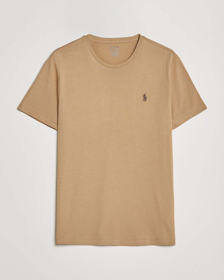 Herren | T-Shirts | Polo Ralph Lauren | Crew Neck Tee Luxury Tan