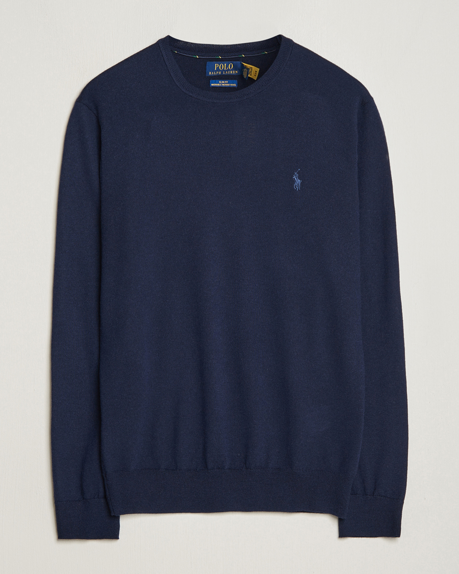 Herren | Pullover | Polo Ralph Lauren | Merino Crew Neck Pullover Hunter Navy
