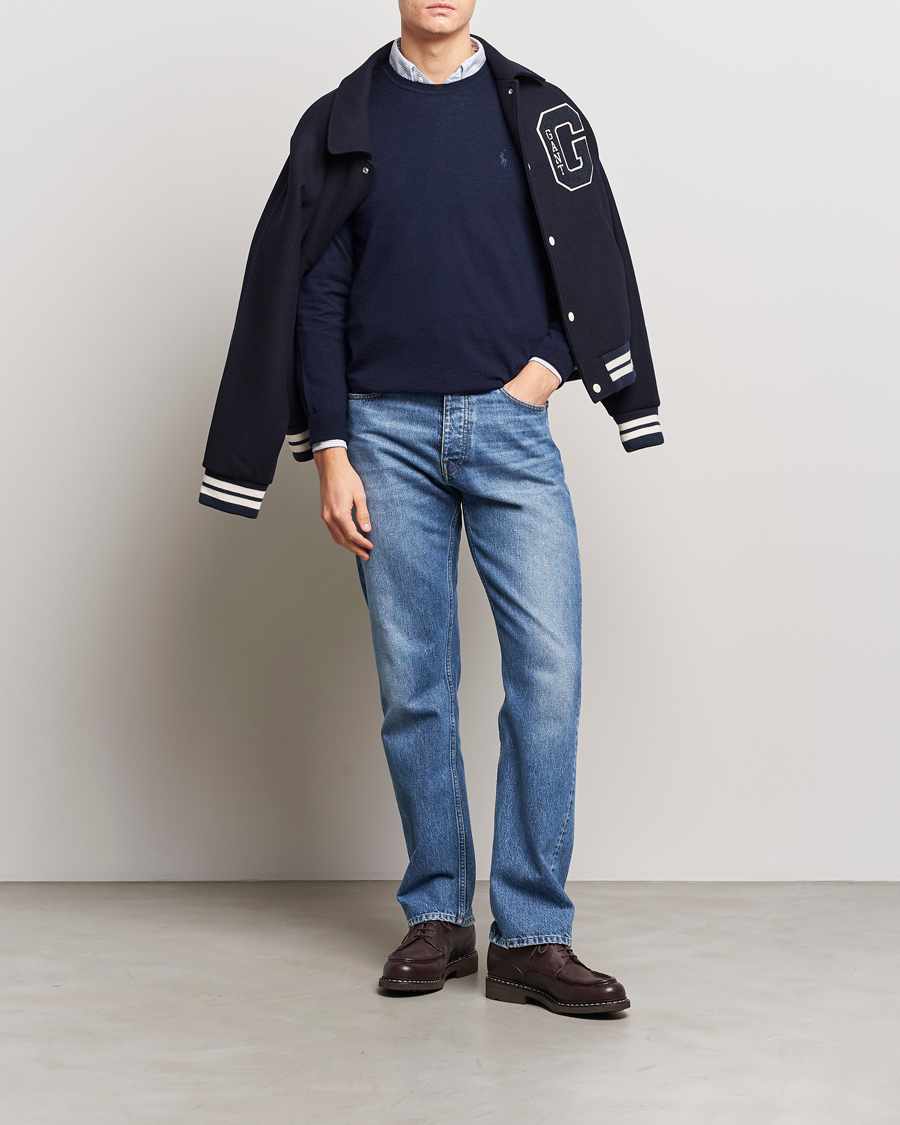 Herren | Pullover | Polo Ralph Lauren | Merino Crew Neck Pullover Hunter Navy