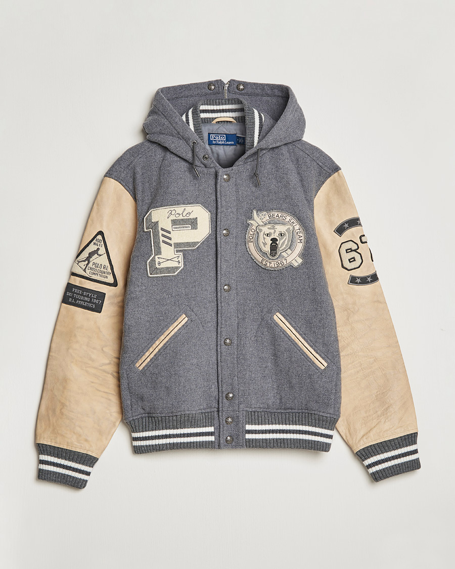 Herren | Jacken | Polo Ralph Lauren | Ski Varsity Lined Bomber Jacket Grey Heather