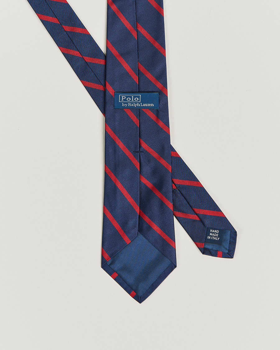 Herren | Smart Casual | Polo Ralph Lauren | Striped Tie Navy/Red