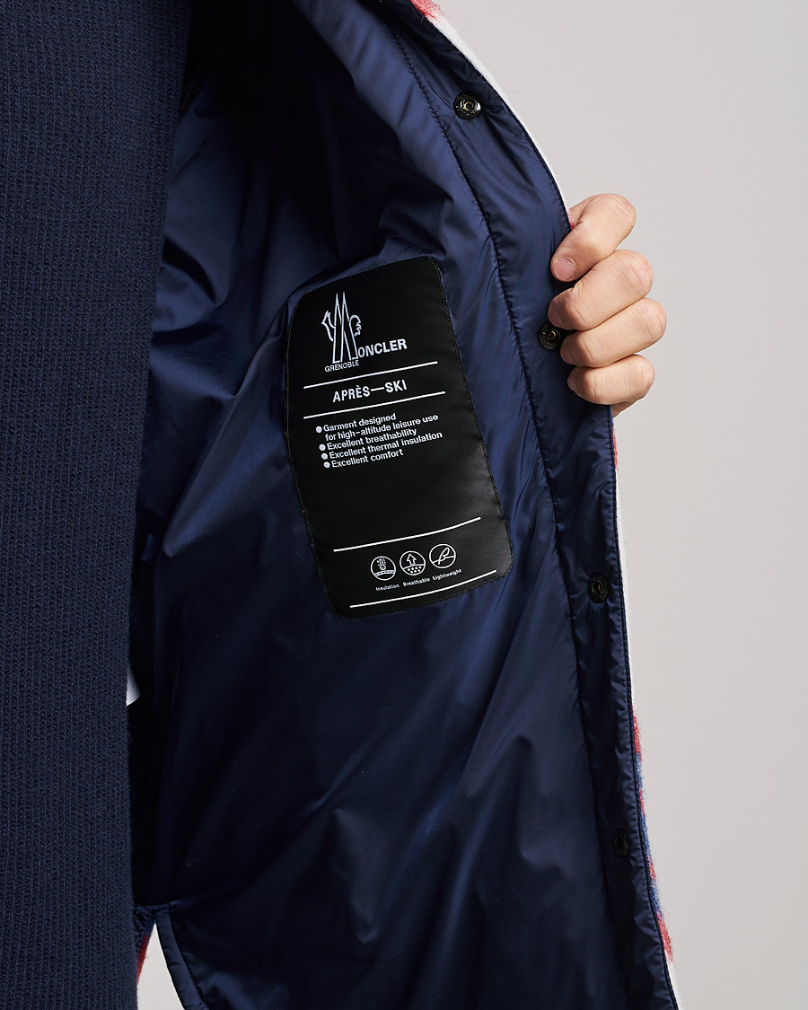 Herren | Jacken | Moncler Grenoble | Waier Padded Shirt Jacket White/Red