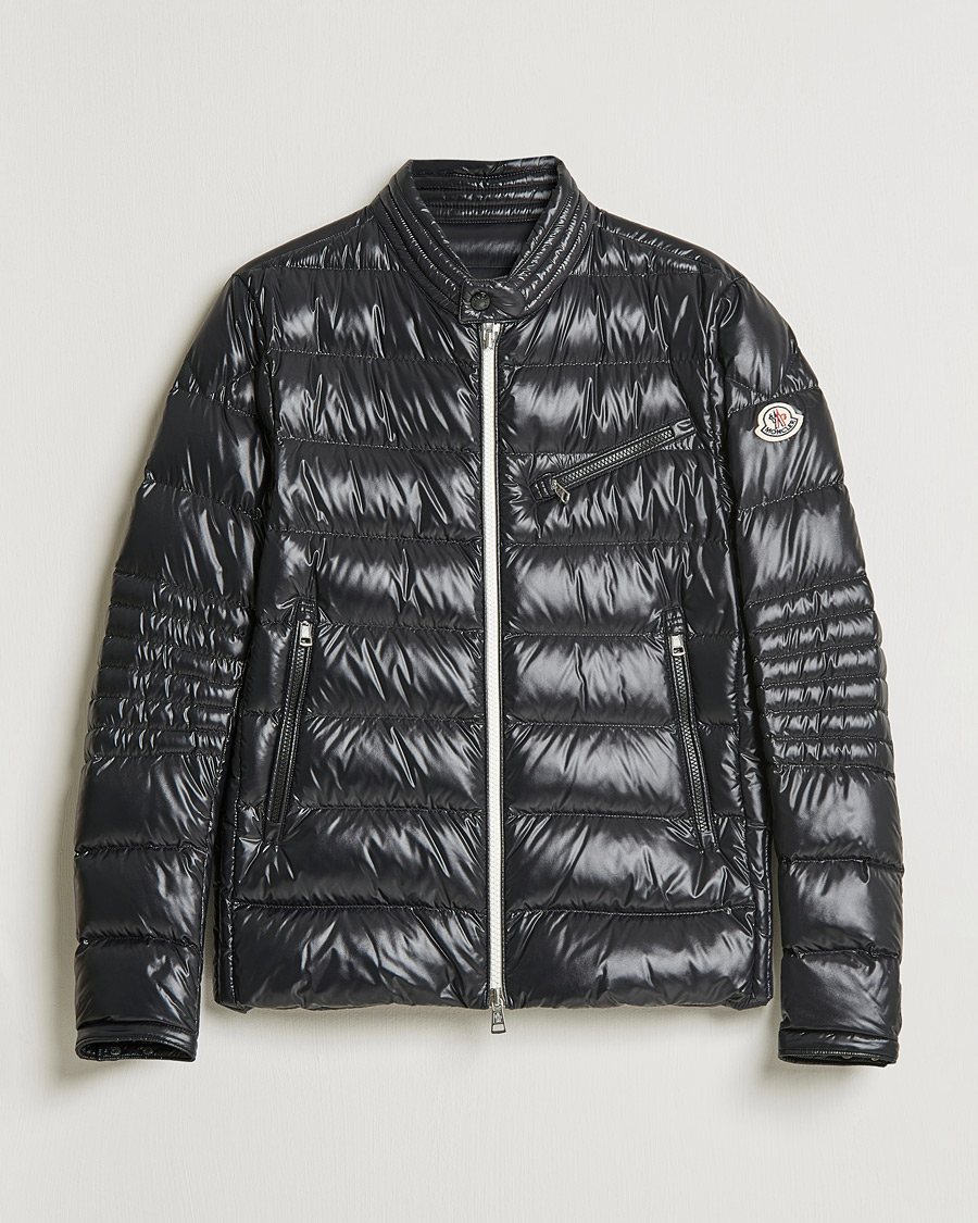 Herren | Jacken | Moncler | Berriat Biker Down Jacket Black