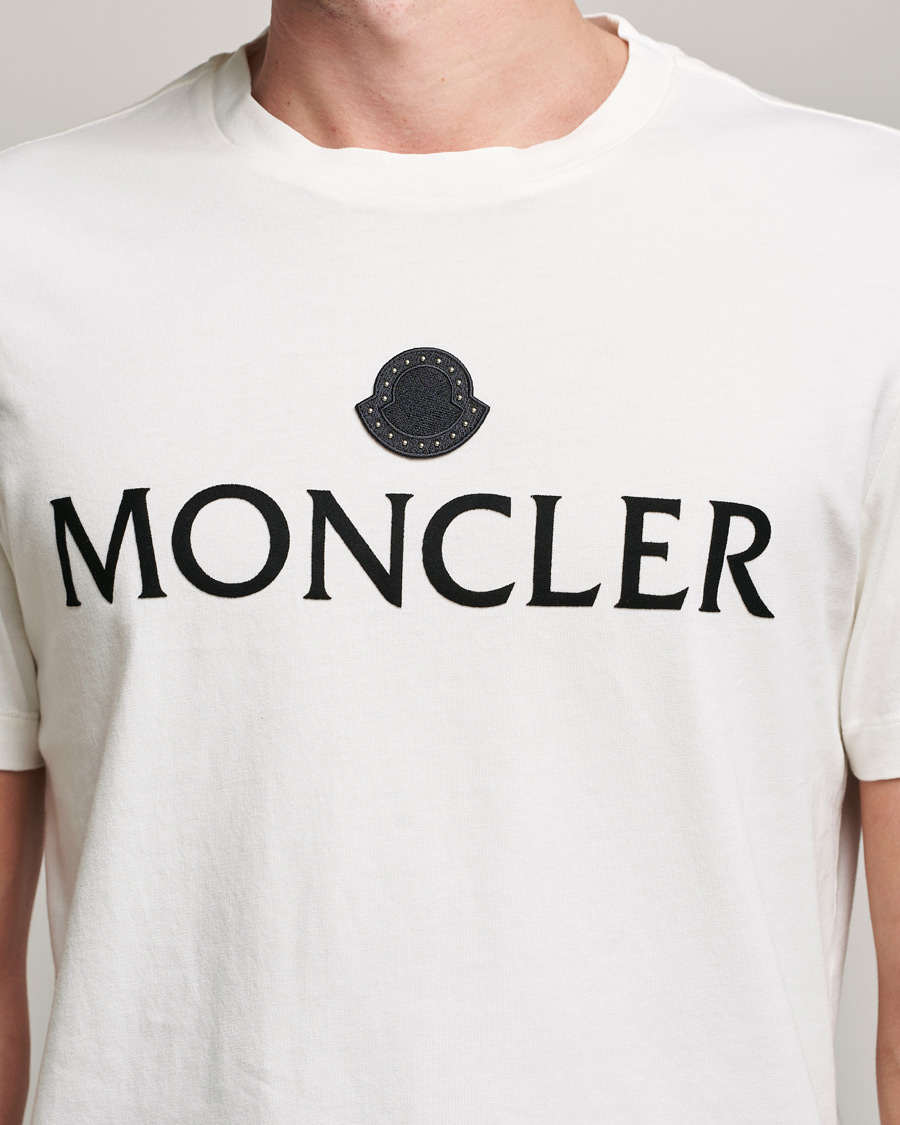 Herren | T-Shirts | Moncler | Lettering T-Shirt White