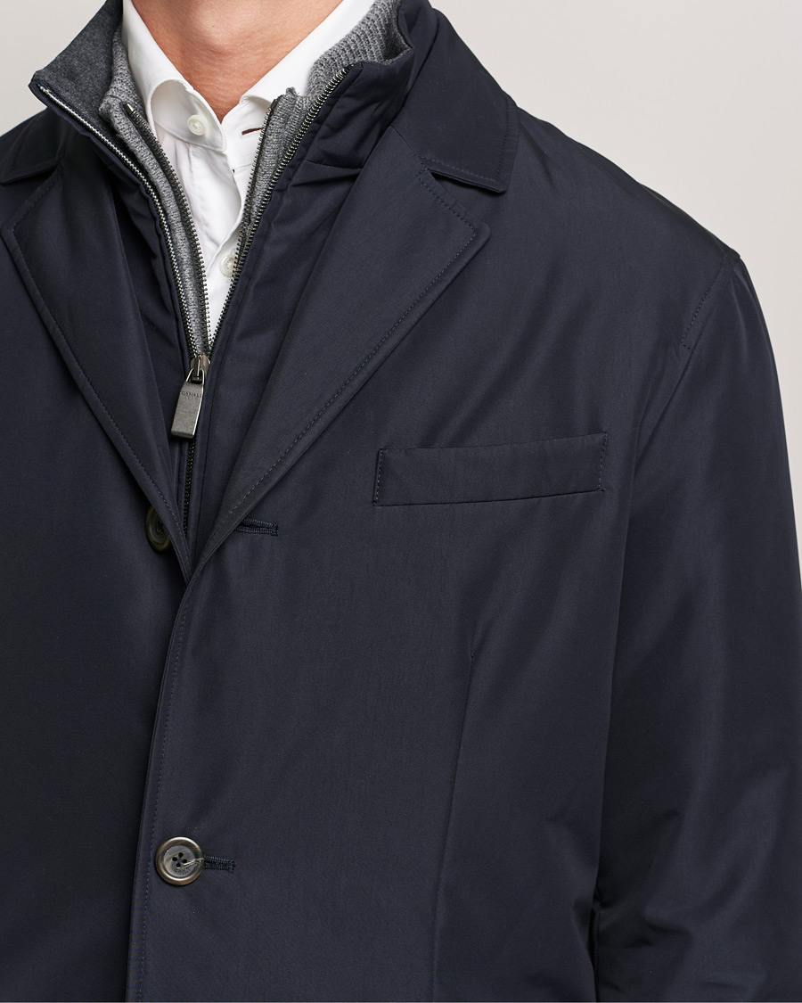 Herren | Jacken | Canali | Rain Protection Car Coat Navy