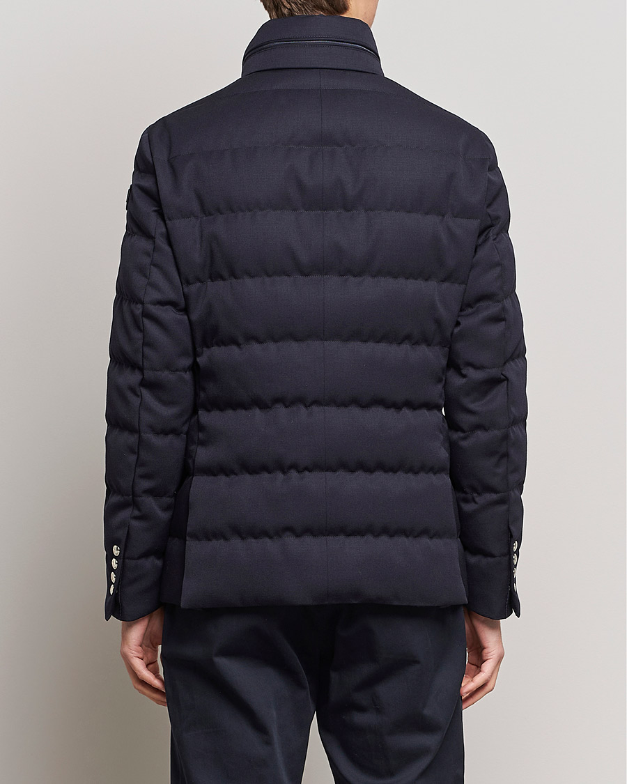 Herren | Jacken | Moncler | Bess Flannel Down Blazer Navy