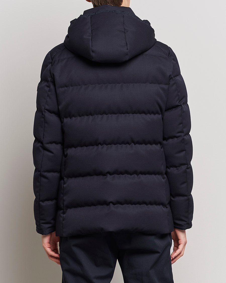 Herren | Jacken | Moncler | Solidage Flannel Down Parka Navy