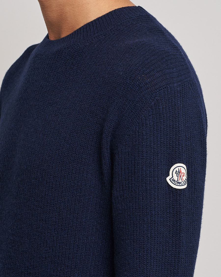 Herren | Pullover | Moncler | Cashmere Crew Neck Sweater Navy