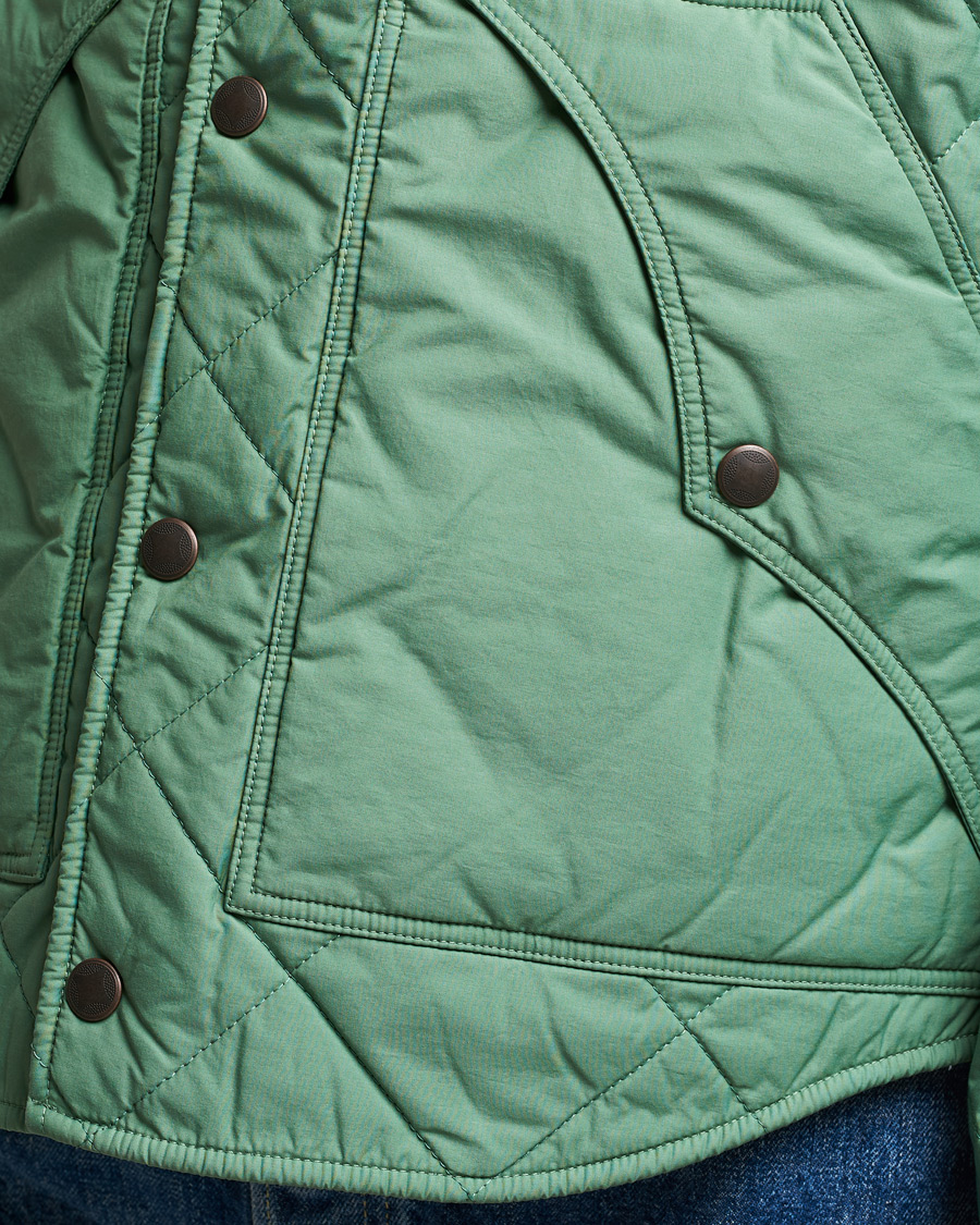 Herren | Jacken | RRL | Helston Quilted Jacket Vintage Turquoise