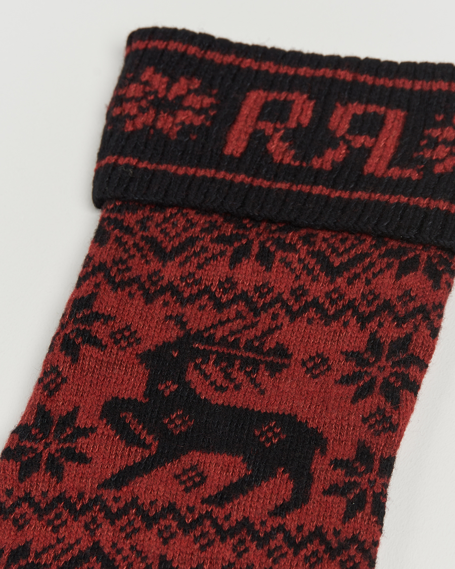 Herren | Geschenkideen zu Weihnachten | RRL | Holiday Stocking Red/Black