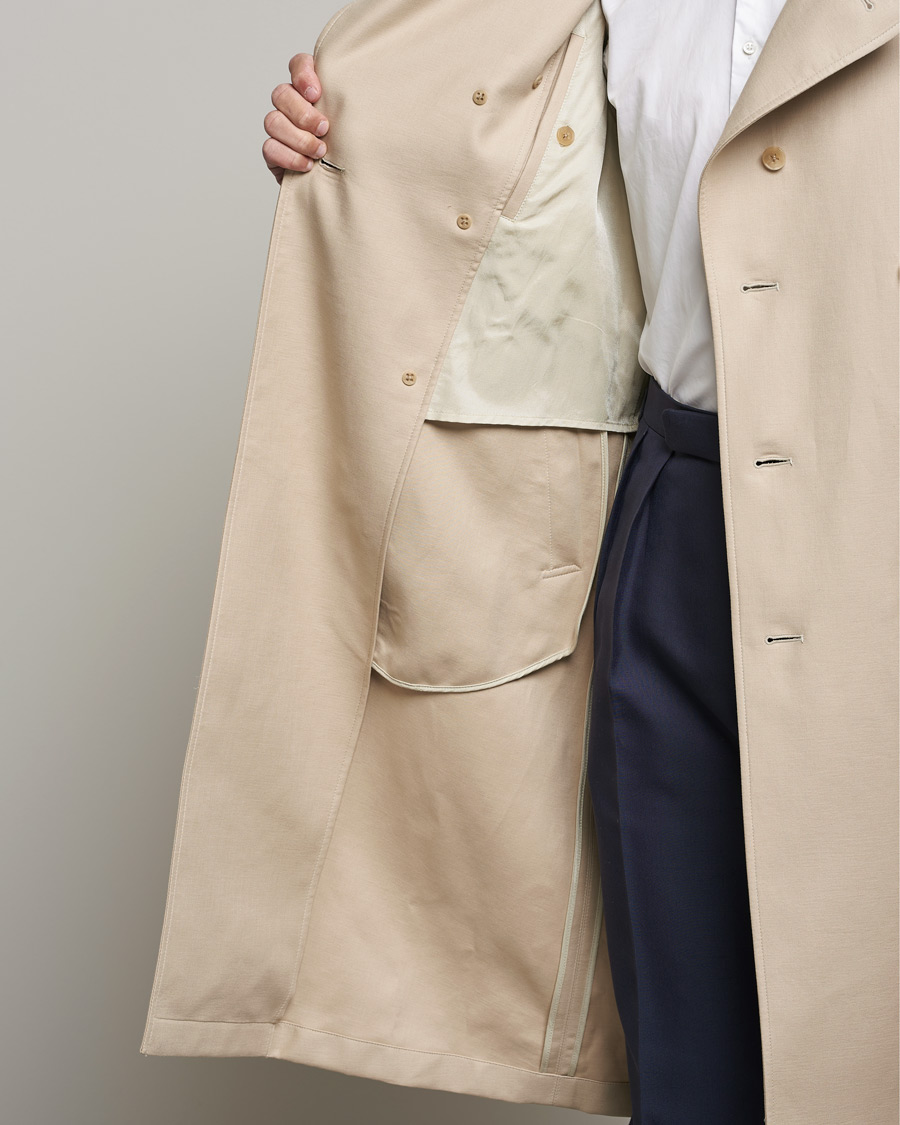 Herren | Jacken | Ralph Lauren Purple Label | Classic Trench Coat Khaki Stone
