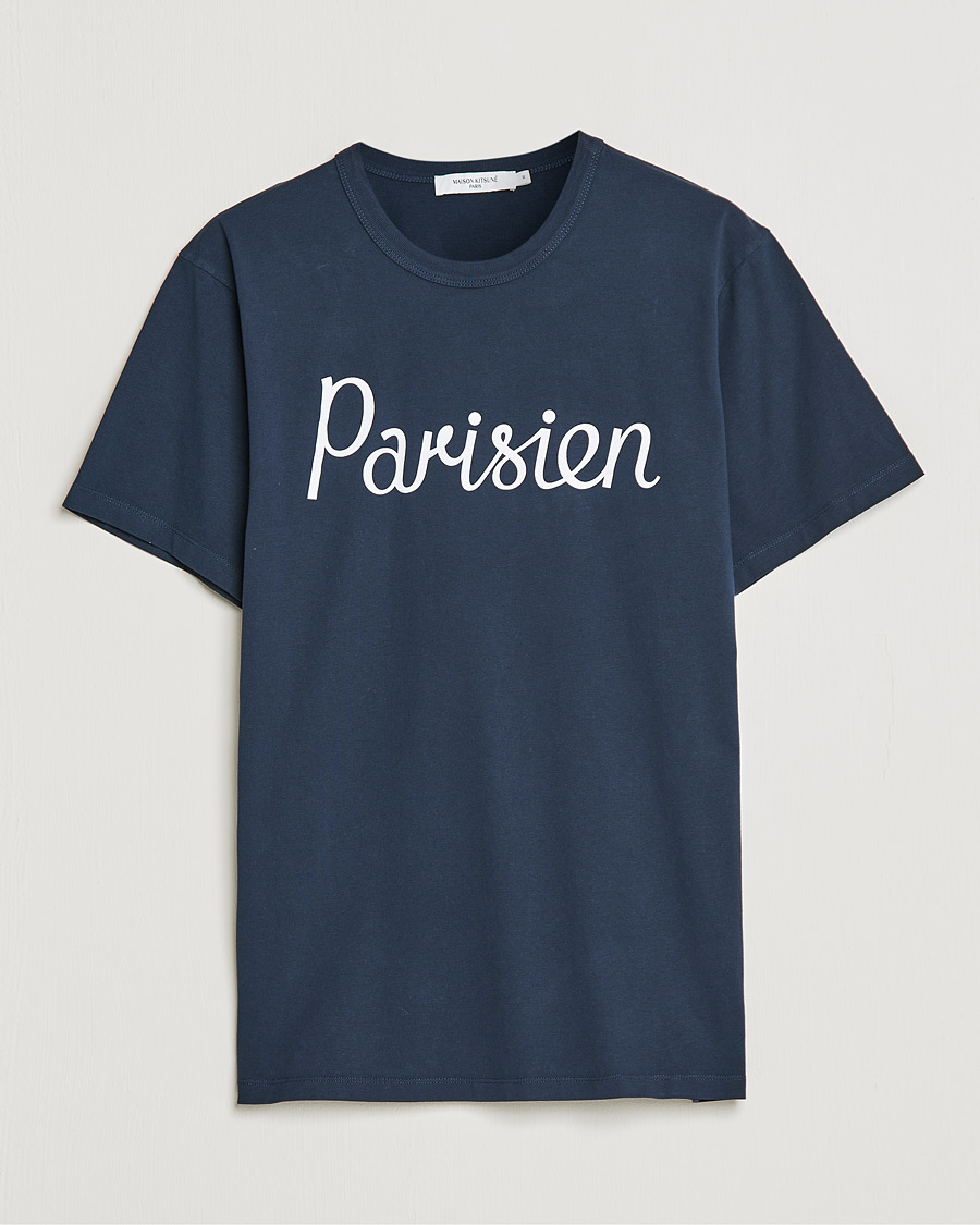 Herren | T-Shirts | Maison Kitsuné | Parisien Tee Navy
