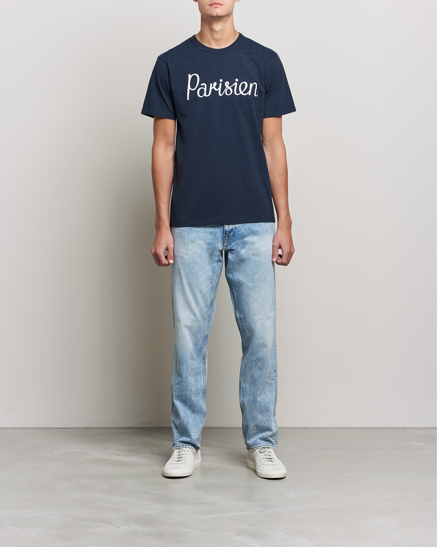 Herren | T-Shirts | Maison Kitsuné | Parisien Tee Navy