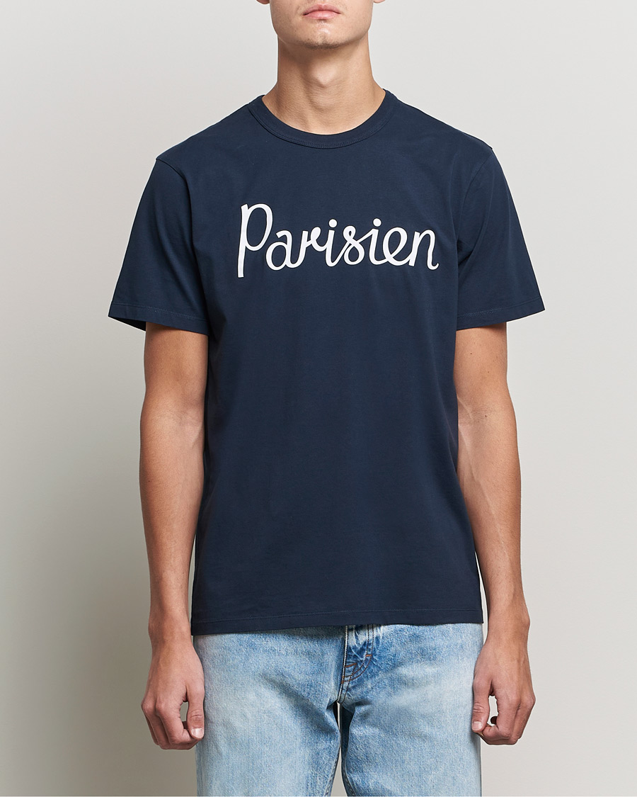 Herren | T-Shirts | Maison Kitsuné | Parisien Tee Navy