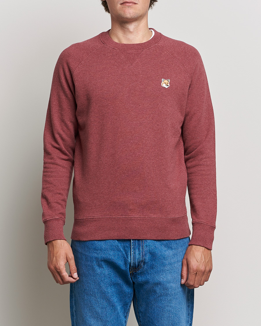 Herren | Pullover | Maison Kitsuné | Fox Head Sweatshirt Wine