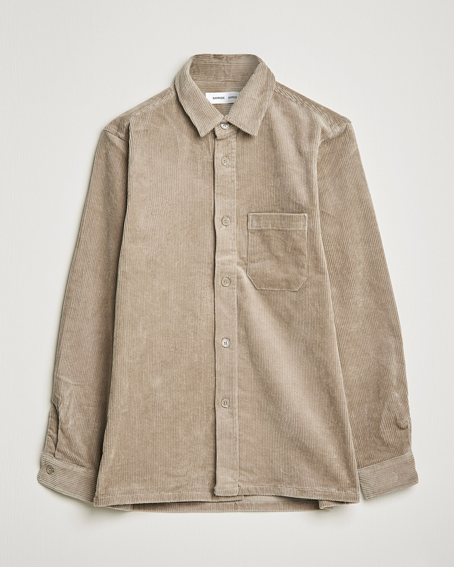 Herren | Hemden | Samsøe Samsøe | Samsøe & Samsøe Waltones Corduroy Overshirt Winter Twig