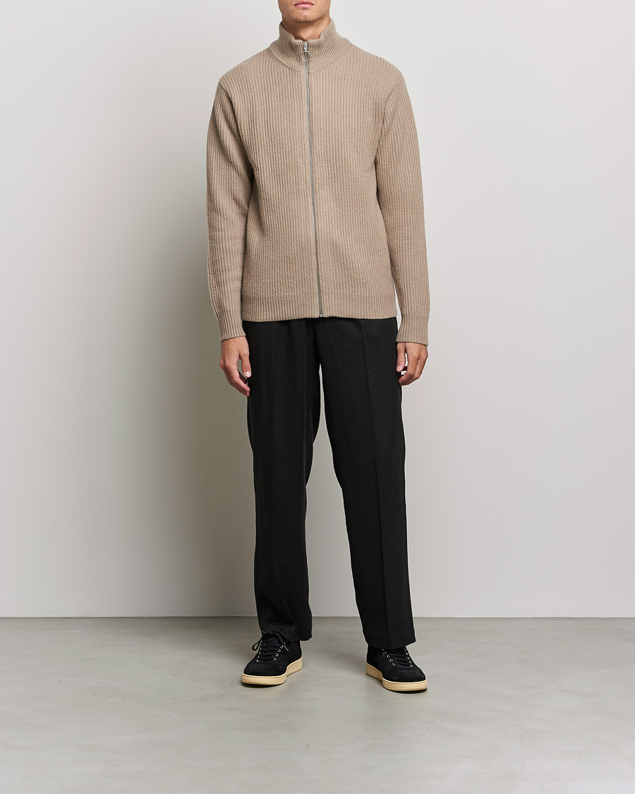 Herren | Pullover | Samsøe Samsøe | Samsøe & Samsøe Logan Heavy Kniited Zip Cardigan Winter Twig