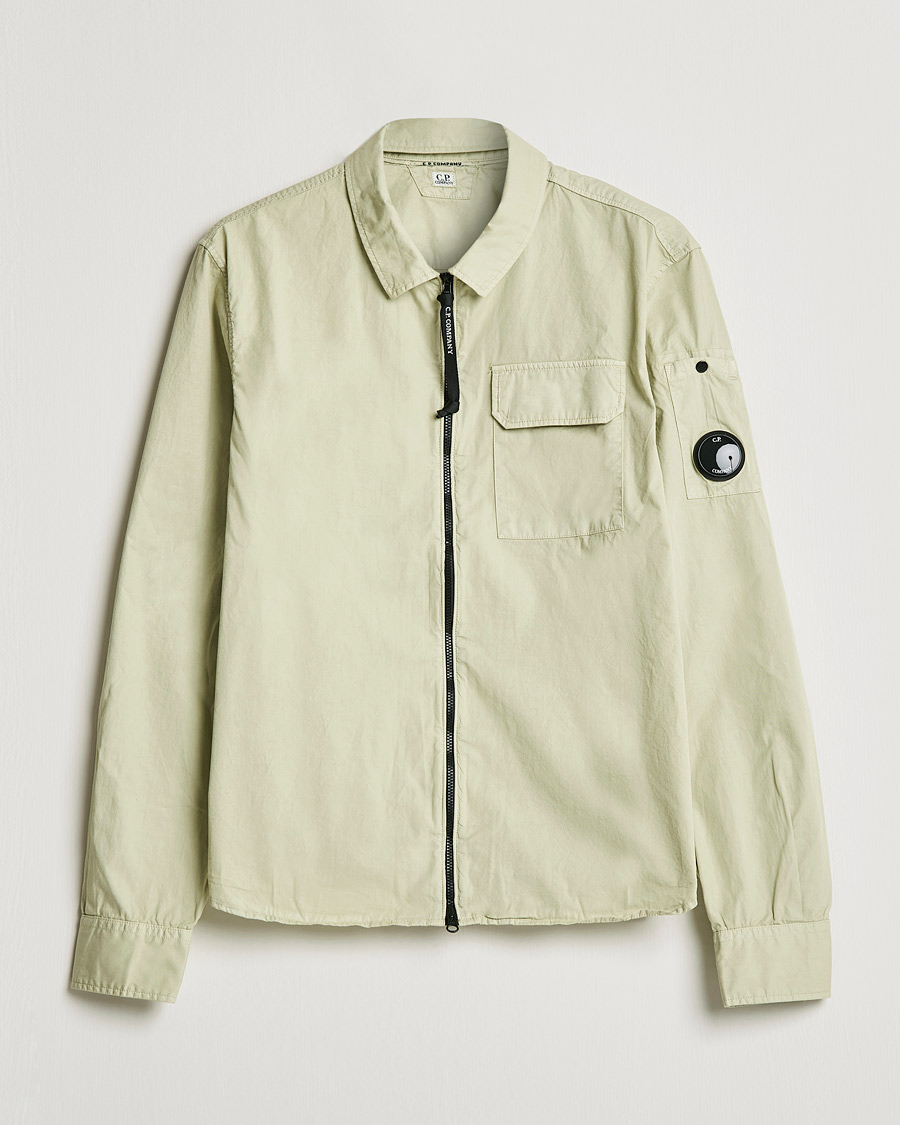Herren | Hemden | C.P. Company | Garment Dyed Gabardine Overshirt Khaki