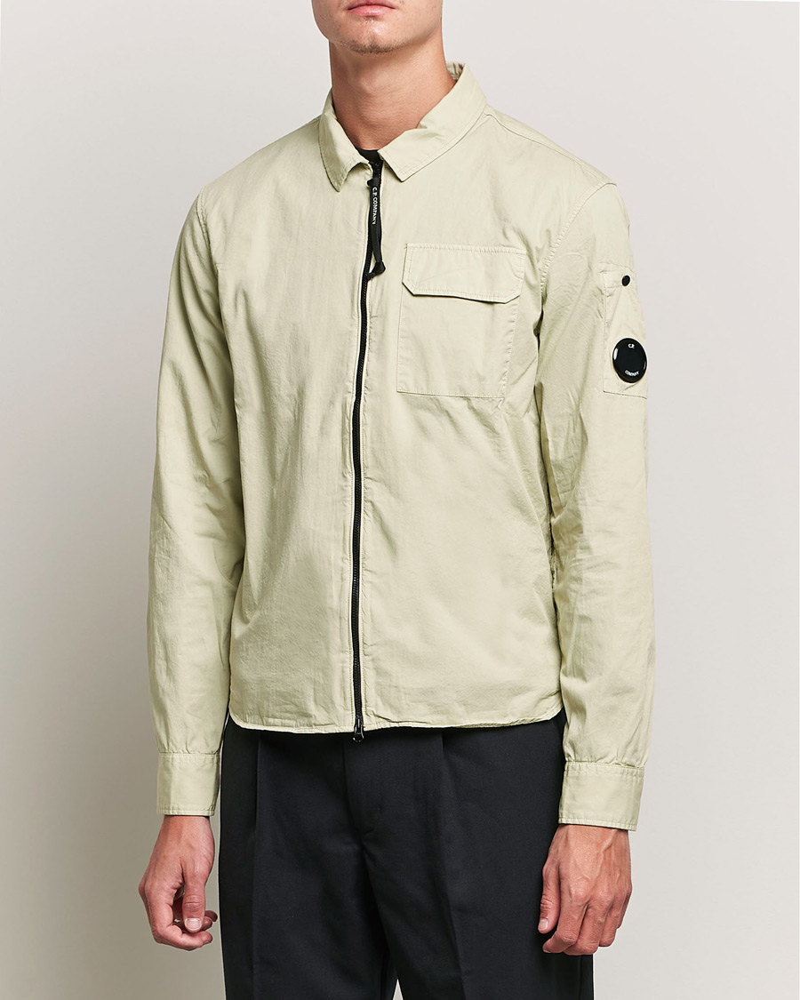 Herren | Hemden | C.P. Company | Garment Dyed Gabardine Overshirt Khaki