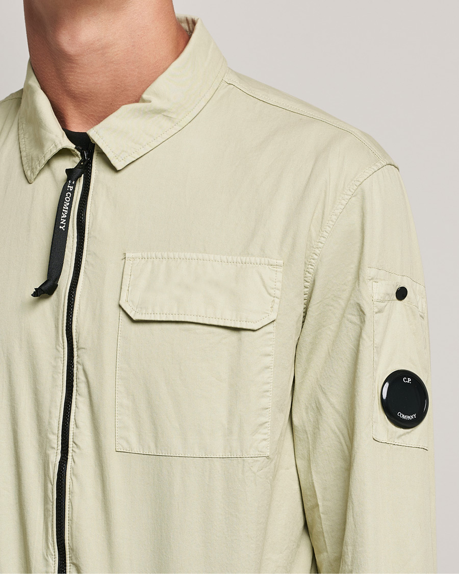 Herren | Hemden | C.P. Company | Garment Dyed Gabardine Overshirt Khaki