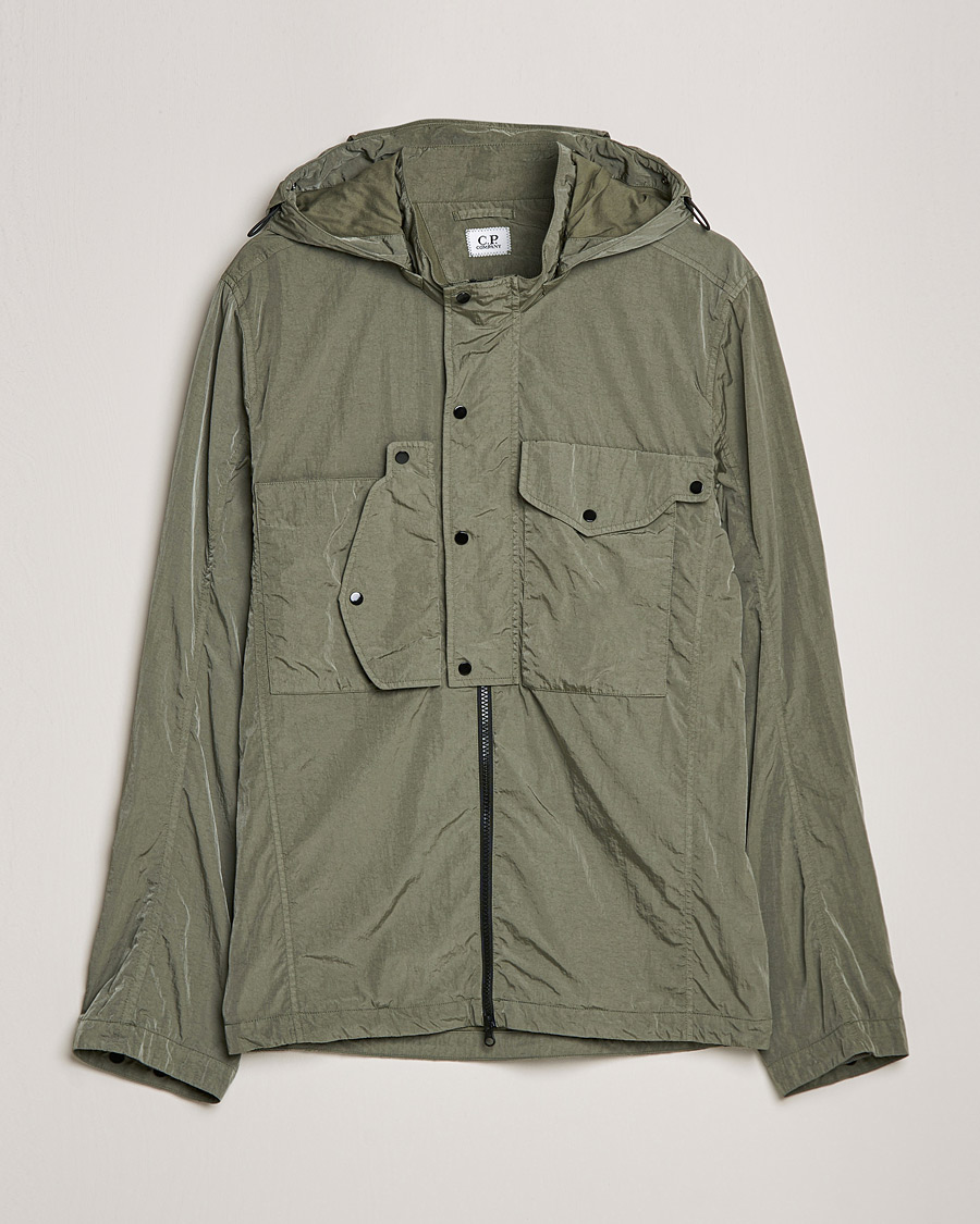 Herren | Jacken | C.P. Company | Chrome R Hooded Shirt Jacket Green