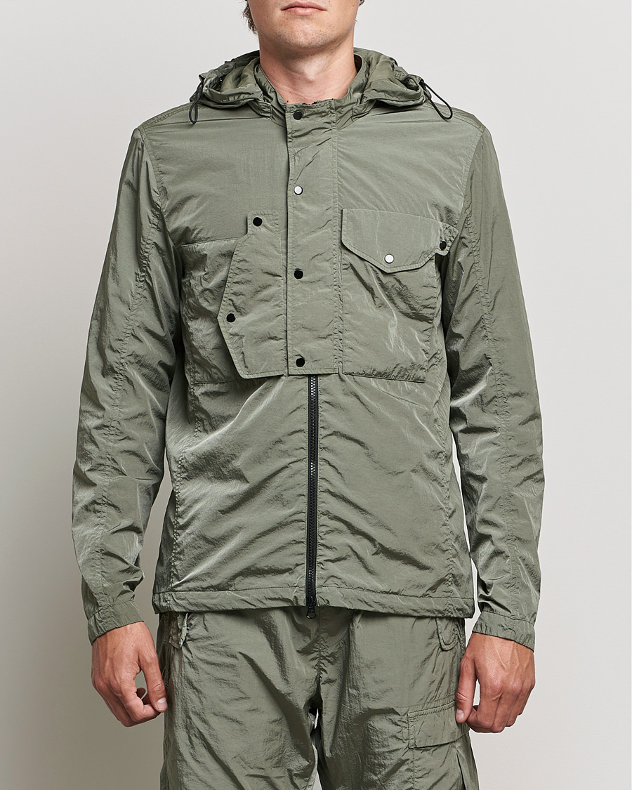 Herren | Jacken | C.P. Company | Chrome R Hooded Shirt Jacket Green
