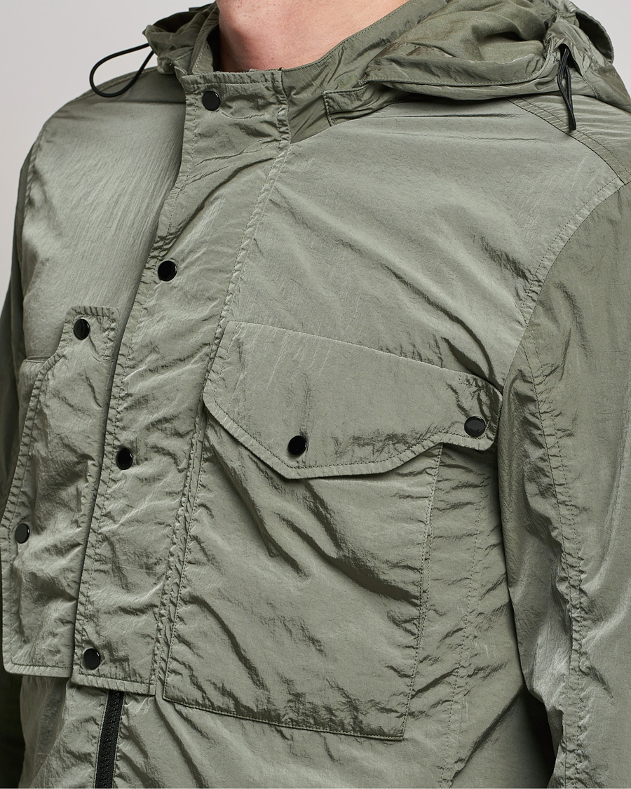 Herren | Jacken | C.P. Company | Chrome R Hooded Shirt Jacket Green