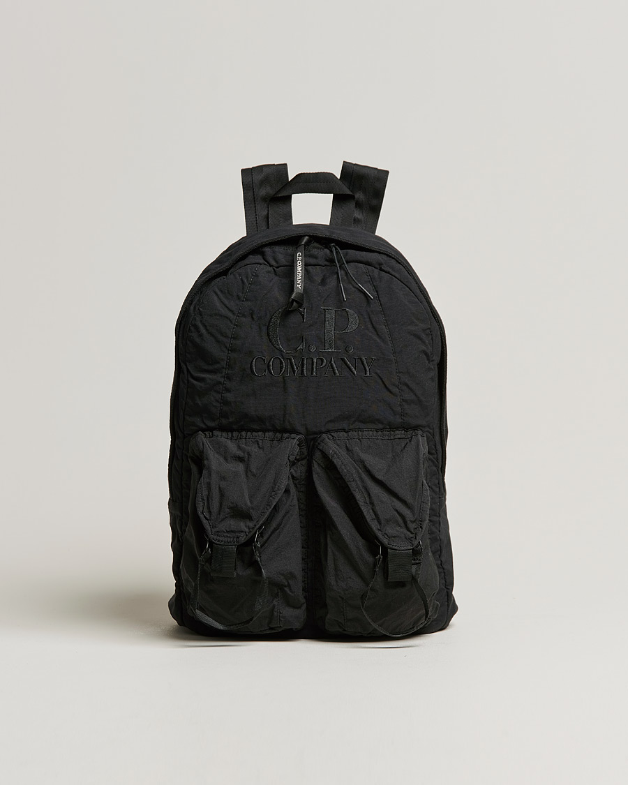 Herren | C.P. Company Taylon P Mixed Backpack Black | C.P. Company | Taylon P Mixed Backpack Black