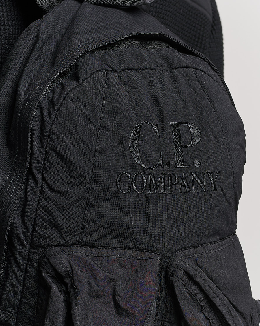 Herren | C.P. Company Taylon P Mixed Backpack Black | C.P. Company | Taylon P Mixed Backpack Black