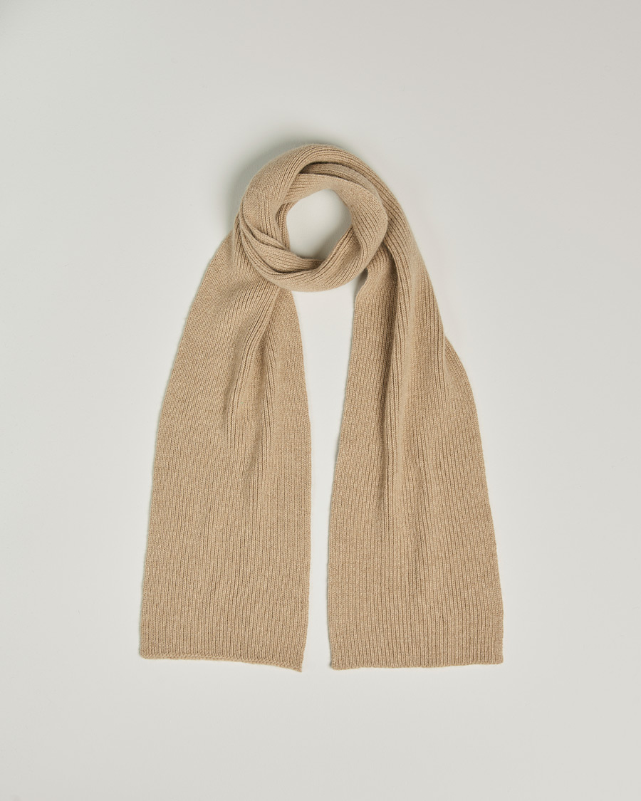 Herren | Le Bonnet Lambswool/Caregora Scarf Sand | Le Bonnet | Lambswool/Caregora Scarf Sand