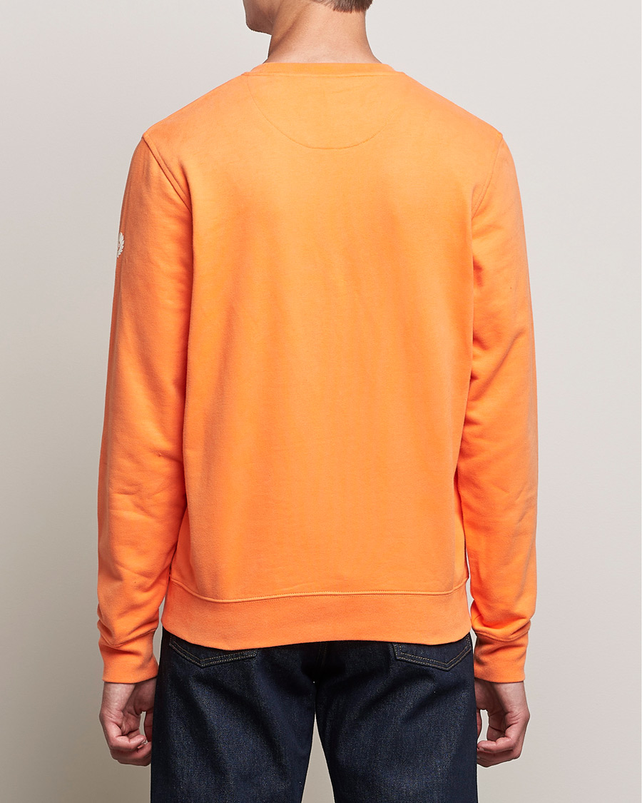 Herren | Pullover | Belstaff | 1924 Crew Neck Logo Sweat Signal Orange