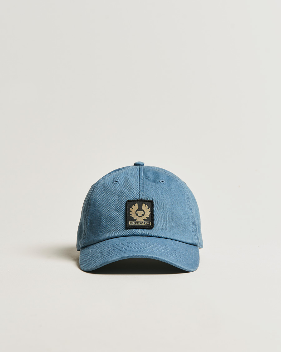 Herren | Belstaff Phoenix Logo Cap Arctic Blue | Belstaff | Phoenix Logo Cap Arctic Blue
