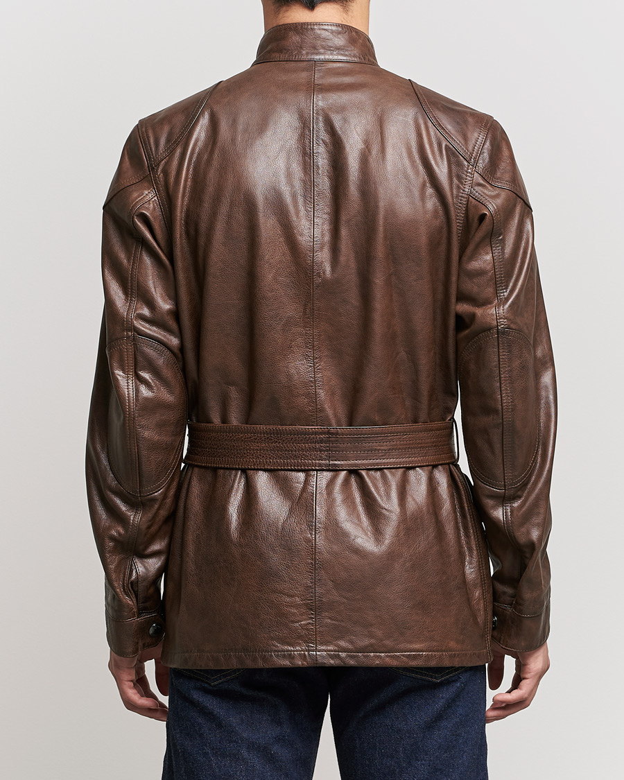 Herren | Jacken | Belstaff | Trialmaster Panther Leather Jacket Saddle Brown