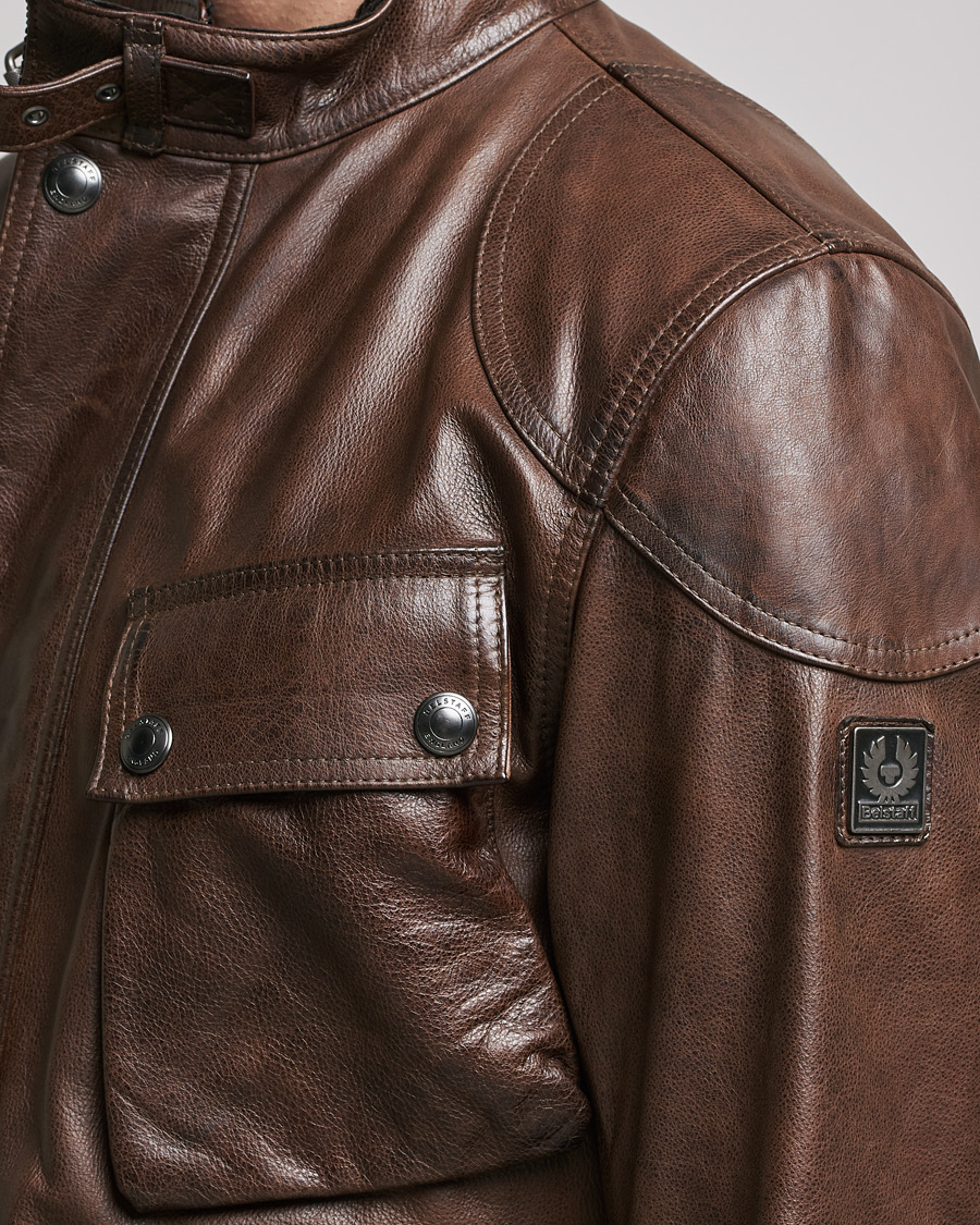 Herren | Jacken | Belstaff | Trialmaster Panther Leather Jacket Saddle Brown