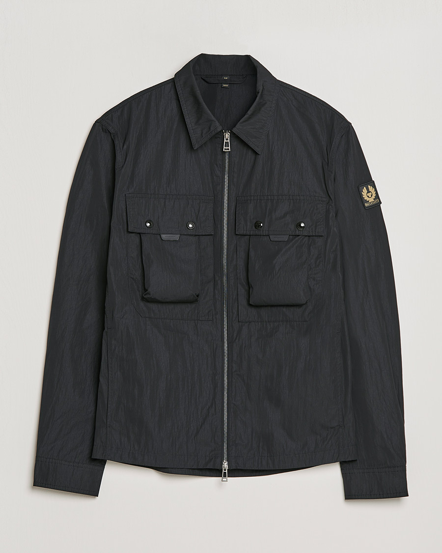 Herren | Hemden | Belstaff | Tactical Nylon Pocket Overshirt Black