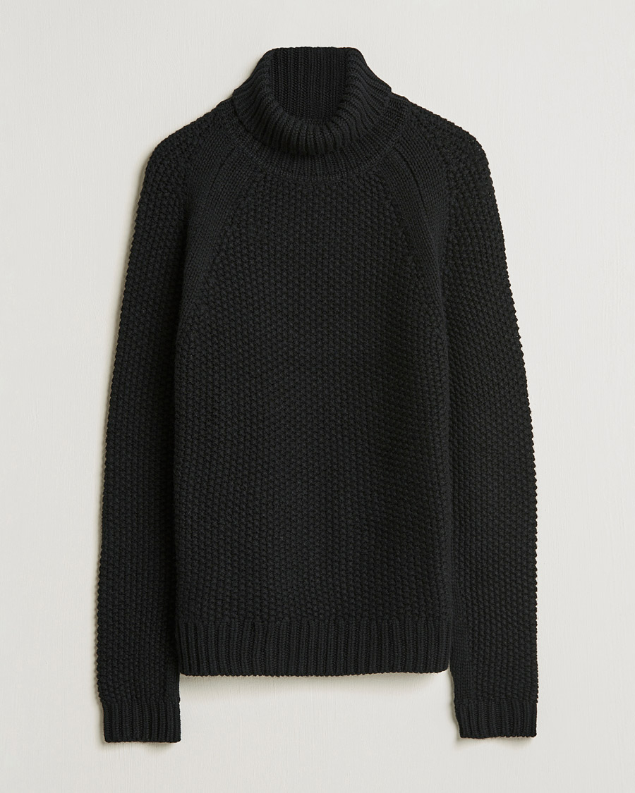 Herren | Pullover | Belstaff | Manor Wool Rollneck Black
