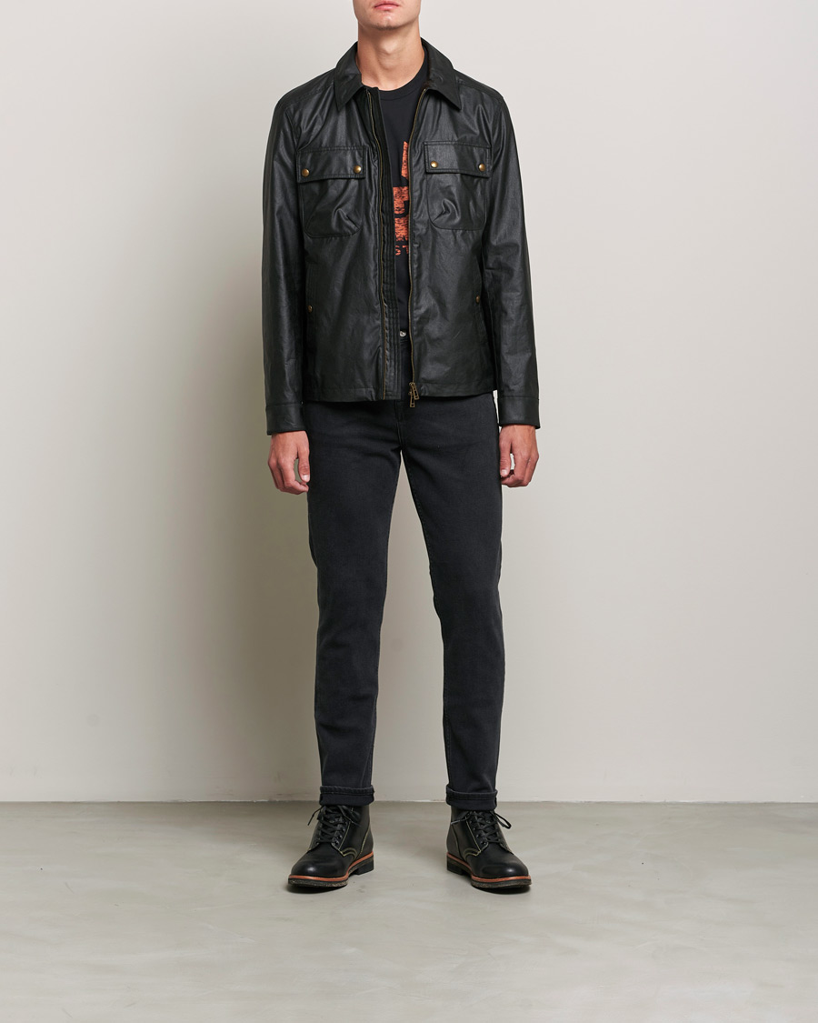 Herren | Jacken | Belstaff | Tour Waxed Shirt Jacket Black