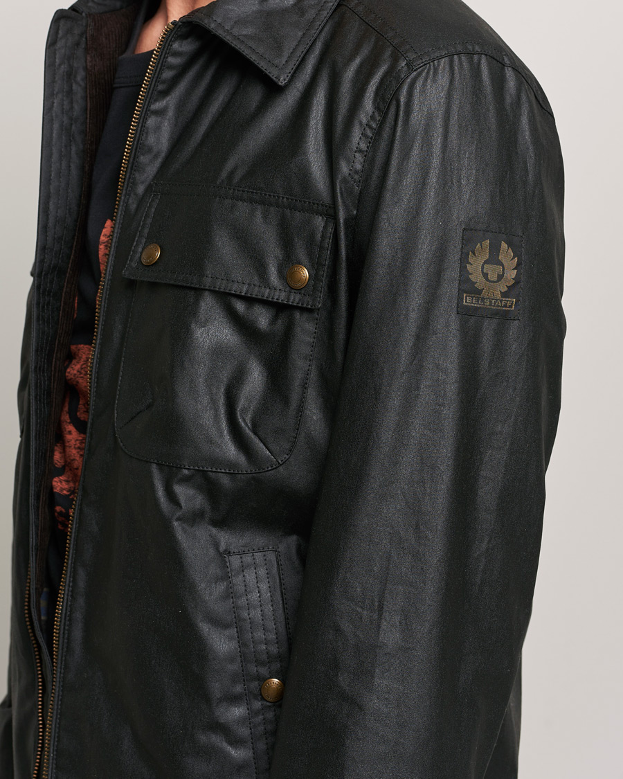 Herren | Jacken | Belstaff | Tour Waxed Shirt Jacket Black